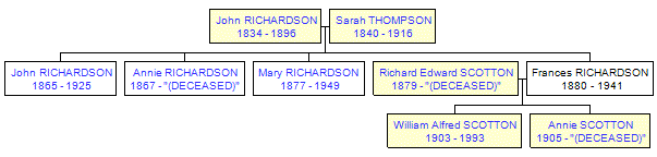 Mini tree diagram